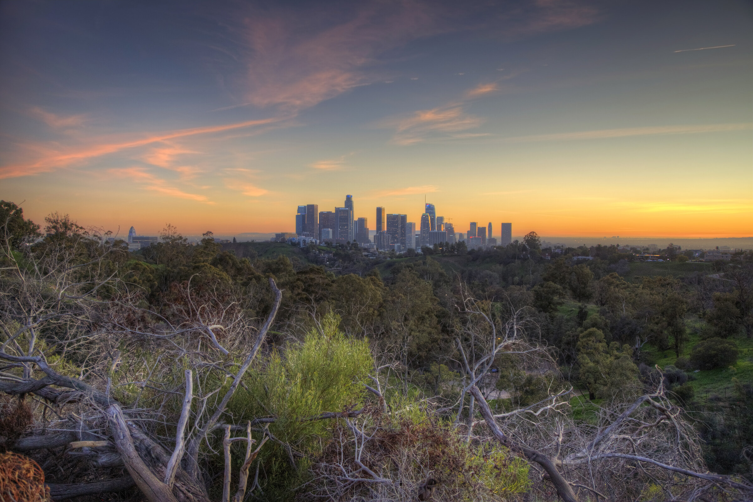 Los Angeles at dusk